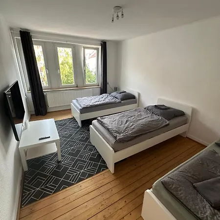 Doppelbett Unterkunft Vahrenwald-List Hannover Exterior foto